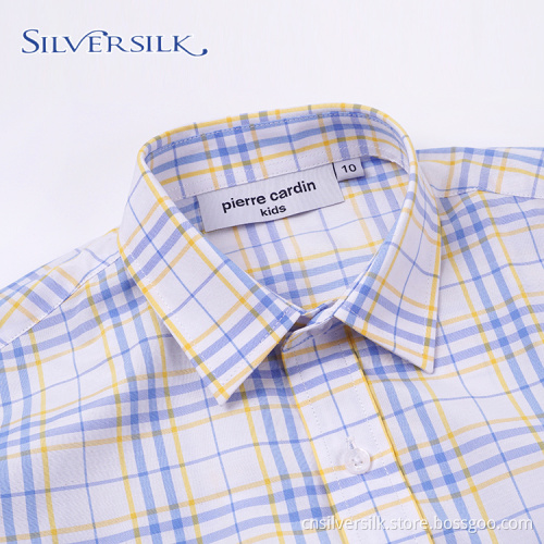Custom Sutumn Big Check Casual Jungen Kariertes Hemd